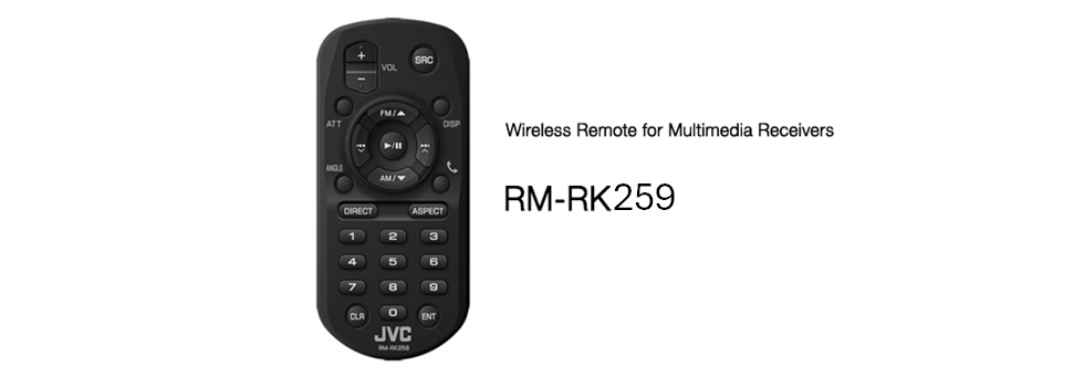 Wireless Remote for Multimedia Receivers RM-RK259